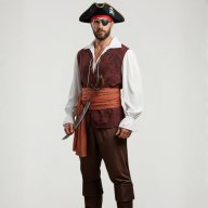 Disfraz Pirata Capitán / Hombre Adulto